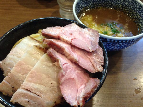 「チャーシュー極濃煮干つけ麺」@煮干しつけ麺 宮元の写真