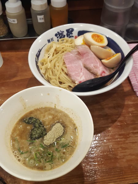 「濃厚味玉つけ麺」@濃厚煮干しそば 麺匠 濱星 関内店の写真