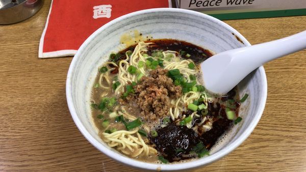 「担々麺(¥750)+半ライス(無料)」@雅龍の写真