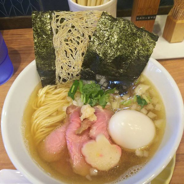 「特製生姜煮干そば+あえ玉」@中華ソバ 篤々 TOKU-TOKUの写真