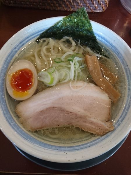 「塩らーめん (手もみ麺) 580円」@麺者いふうの写真
