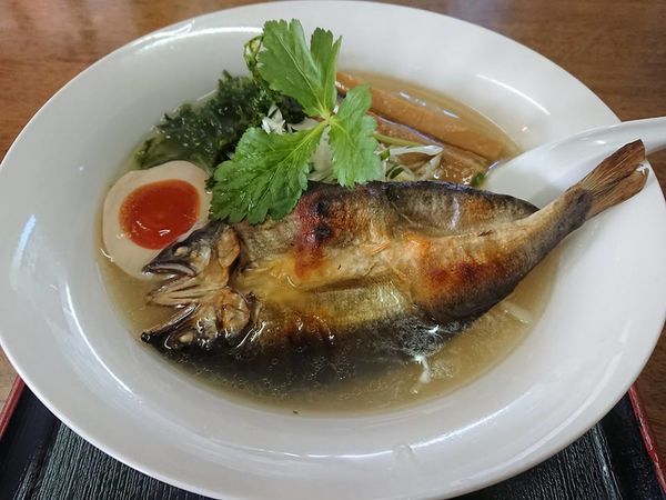 「鮎拉麺(あゆラーメン)」@奥久慈ラーメン なかざわの写真