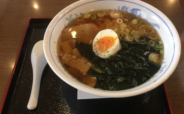 「醤油ラーメン（280¥）」@国済寺天然温泉  美肌の湯内 食堂の写真