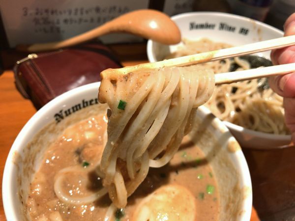 「濃厚つけめん＋味玉」@麺Dining Number Nine 09の写真