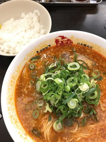「辛旨ラーメンみそ風味」@京都銀閣寺 ますたにラーメン 日本橋本店の写真