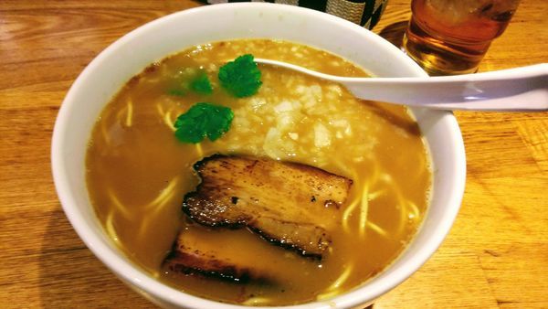 「鬼煮干とげんげのコラーゲン煮干そば」@煮干し中華そば三四郎の写真