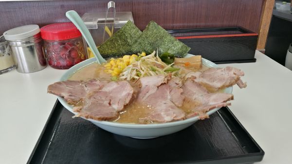 「ネギミソチャーシュー中盛」@ラーメンショップ 北川辺店の写真