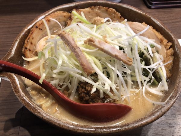 「味噌漬け炙りチャーシュー麺」@田所商店 壱康大垣店の写真