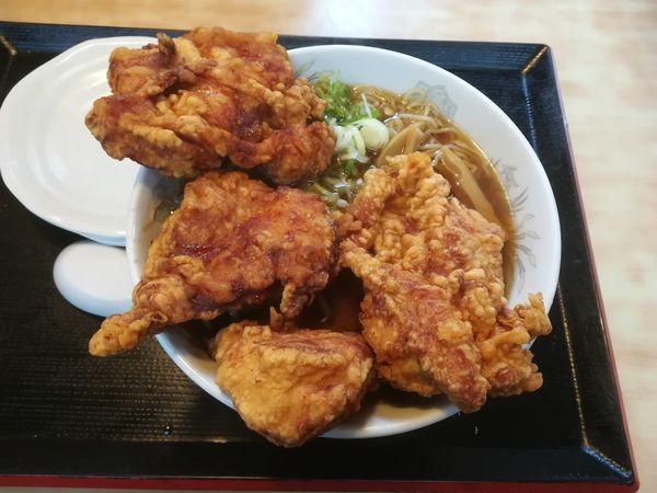 「唐揚げラーメン」@豚福の写真