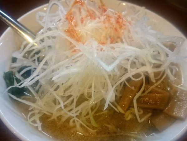 「ネギみそラーメン＋餃子」@えぞ菊 御徒町店の写真