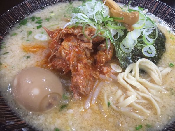 「みそホルモンメン（900円）」@一力の写真