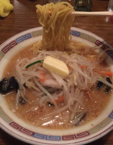 「みそラーメン800円」@人生の写真