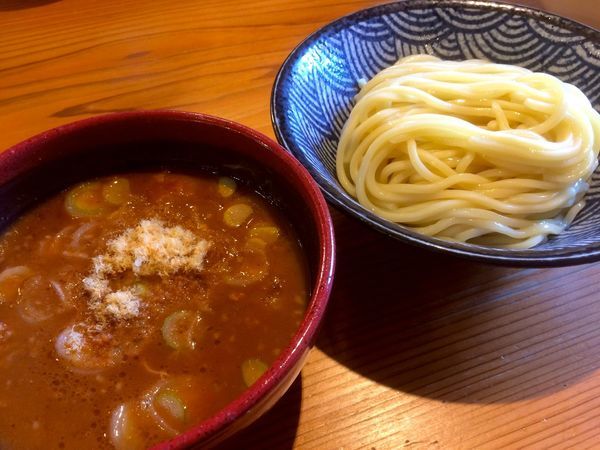 「つけそば海老醤油（1,000円）」@麺 一直の写真
