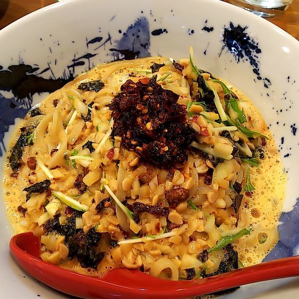 「【気まぐれ限定】冷やし辛納豆そば」@ラーメン カワタカの写真