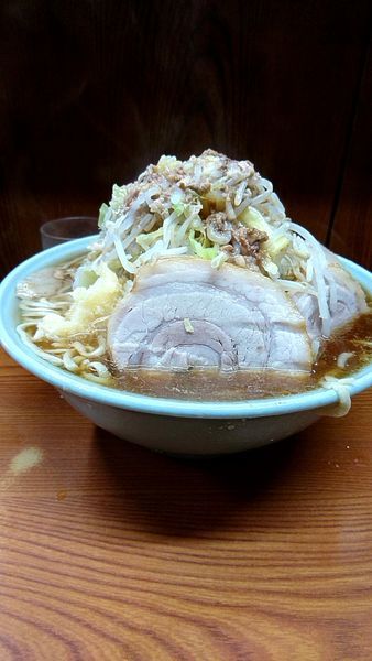 「大ラーメン830円全増し」@ラーメン二郎 亀戸店の写真