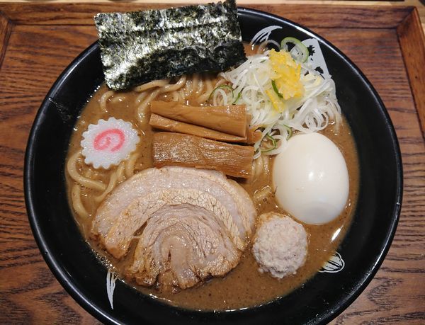 「半熟味玉中華そば（並）」@中華蕎麦 とみ田の写真