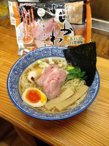 「煮干そば白醤油、お土産用の白醤油」@中華そば よしかわの写真