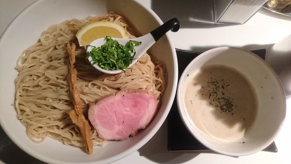 「つけそば(塩)麺大盛」@SOBAHOUSE金色不如帰の写真