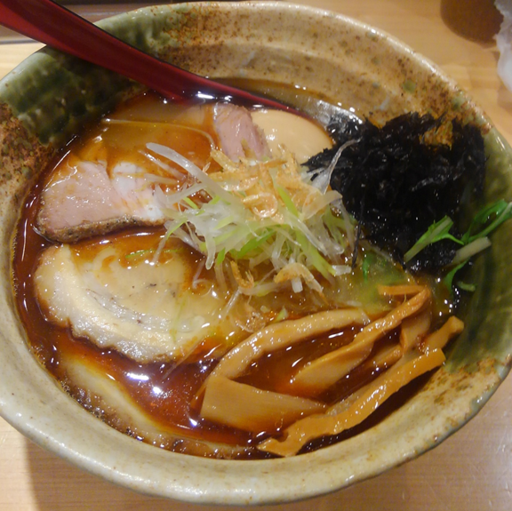 「得製焼きあご塩らー麺」@焼きあご塩らー麺 たかはし 上野店の写真