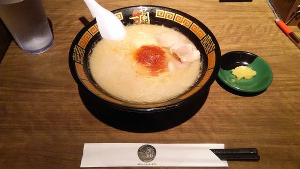 「ラーメン」@天然とんこつラーメン専門店 一蘭 泉大津店の写真