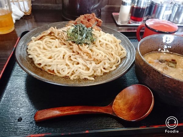 「熟成醤油つけ麺 大盛り パイコー」@麺処 田ぶし 湘南台店の写真