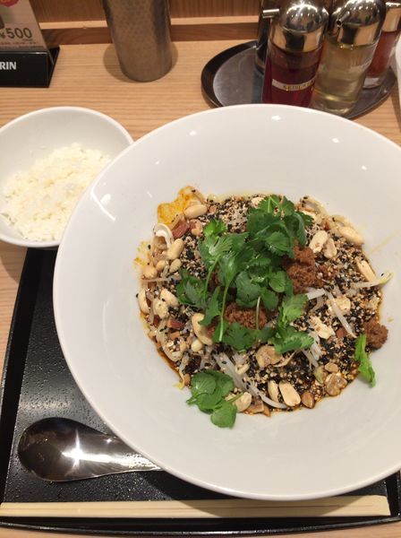 「汁なし担々麺 追い飯セット ¥1100」@紀州清流担々麺 produce by KEISUKEの写真