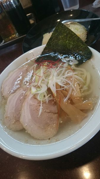 「塩らーめん  650円」@手打らーめん まるちの写真