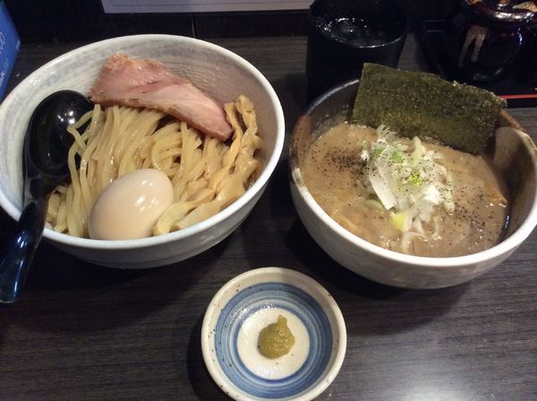 「塩つけ麺+味玉+メンマ」@つけ麺 陽の写真