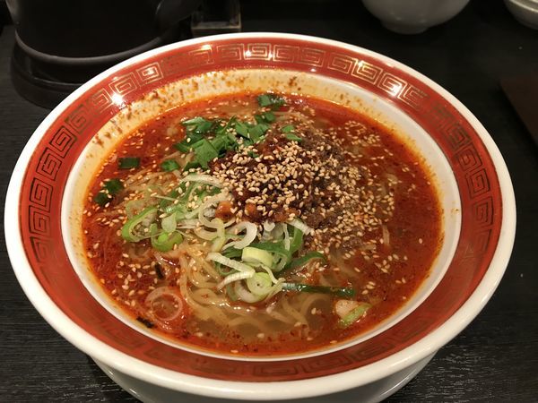 「紅麻辣担々麺」@ちょもらんま 馬喰町店の写真