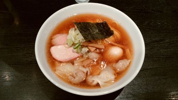 「味玉ワンタンメン」@支那ソバ 小むろの写真