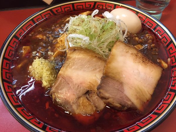 「特製麻婆麺 辛め 大盛り」@中華そば 華丸の写真