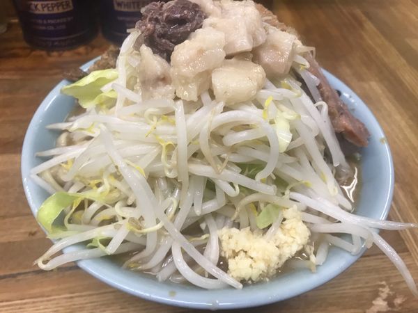 「小ラーメン 豚入り」@ラーメン二郎 新小金井街道店の写真