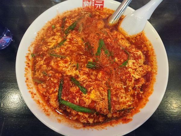 「辛麺（レギュラー、激辛、ニンニク少なめ）」@辛麺屋桝元 前橋県庁南店の写真