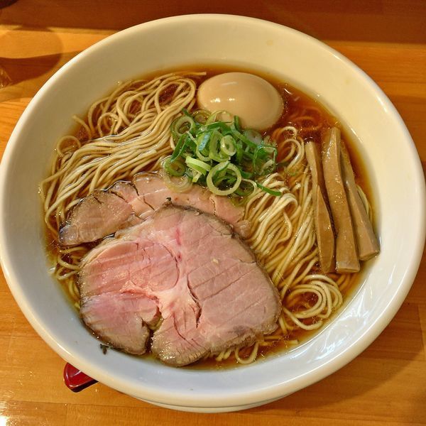 「醤油 煮玉子（大盛）￥９７０」@麺庵ちとせの写真