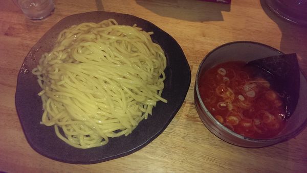 「辛味つけ麺、特盛、辛味MAX」@つけ麺屋 やすべえ 渋谷店の写真