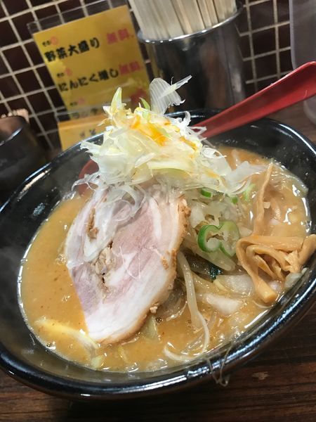 「辛味噌ラーメン(野菜増し、ニンニク増し)」@麺処 花田 池袋店の写真