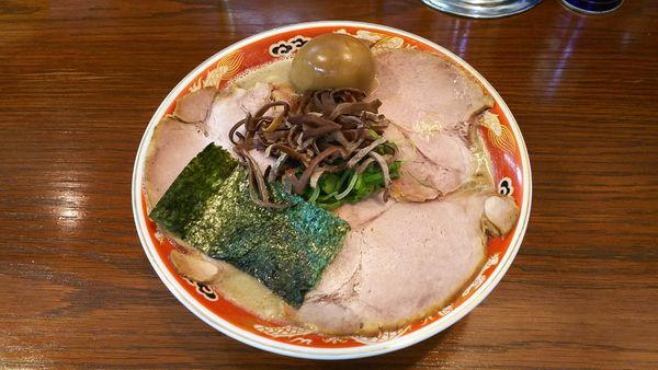 「特製濃厚ラーメン(太麺)」@ラーメンかなやの写真