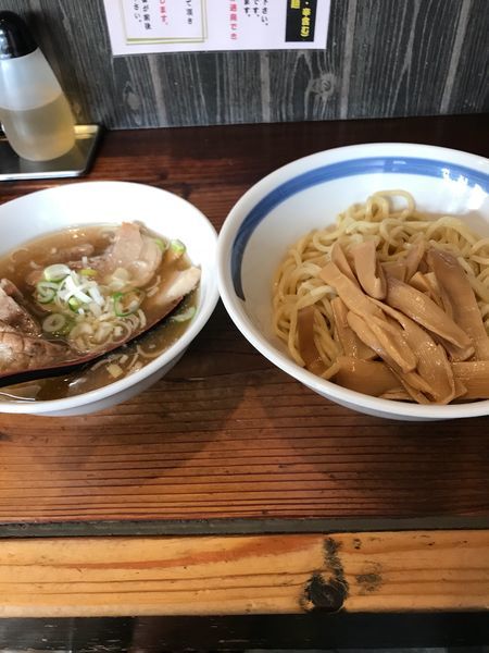 「中星つけ麺 豚ダブル メンマ」@ラーメン豚力の写真