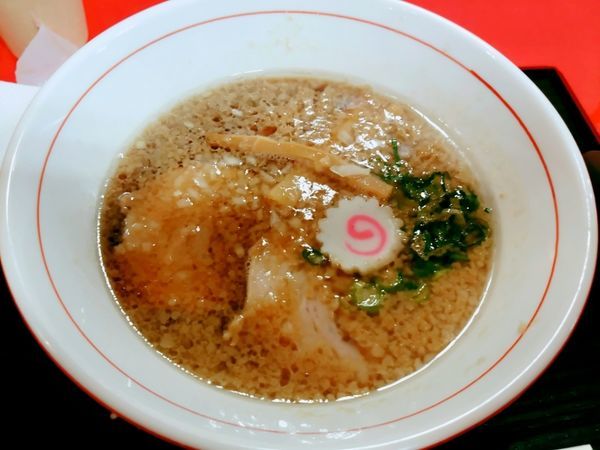 「生姜醤油の背脂醤油そば　1100円」@小田急うまいものめぐりの写真