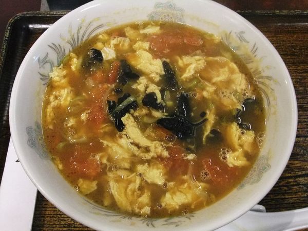 「蕃茄湯麺（875円）」@中国料理 芳蘭 駅前店の写真