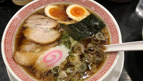 「尾道ラーメン＋煮玉子」@幸楽苑 ライフガーデンにらさき店の写真