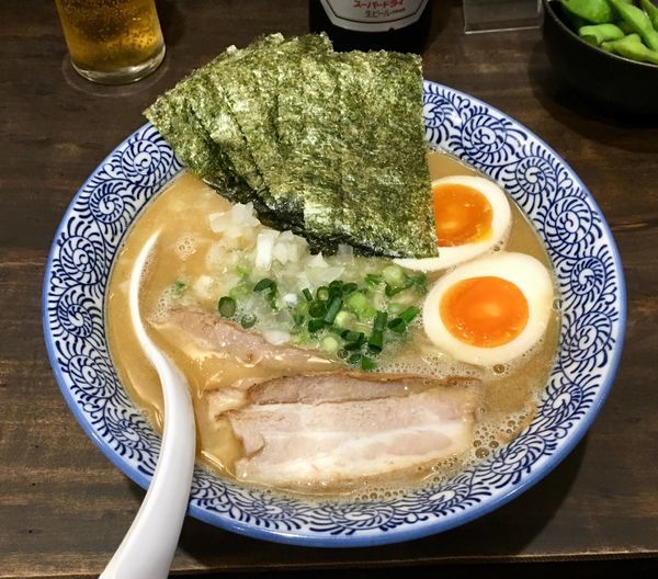 「特製濃厚煮干中華そば 950円」@麺匠 藤勝の写真