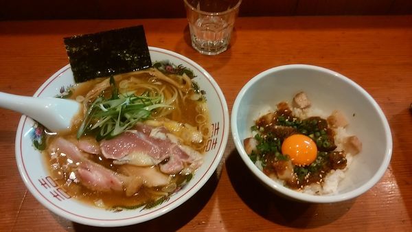 「雉と地鶏の醤油そば」@麺処 ほん田の写真