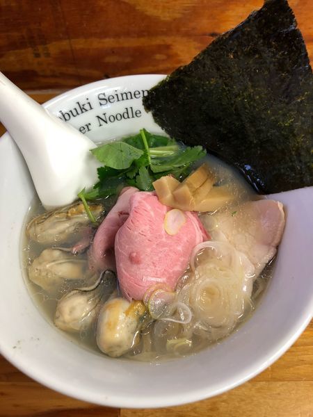 「[限定]牡蠣そば」@中華そば よしかわの写真