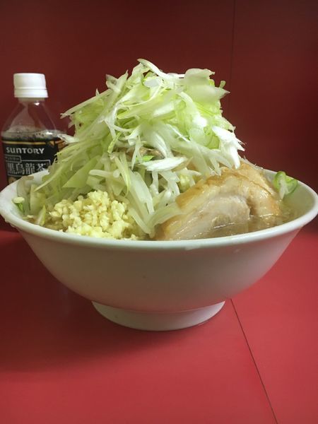 「小ラーメン ➕ ネギ   ニンニク➕アブラ」@ラーメン二郎 桜台駅前店の写真