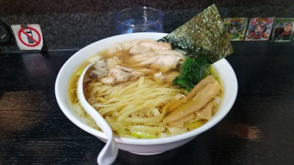 「鶏もも出汁のみの淡麗中華そば」@塩そば 桑ばらの写真