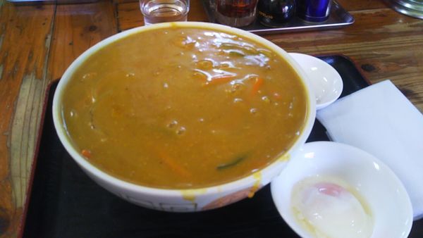 「カレーラーメン丼」@ラーメンミートの写真