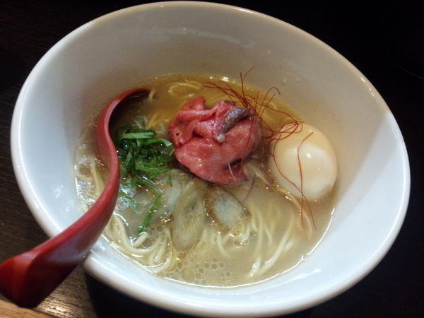 「【限定】特製和牛すっぽん白湯らーめん・ローストビーフユッケ丼」@麺処 夏海の写真