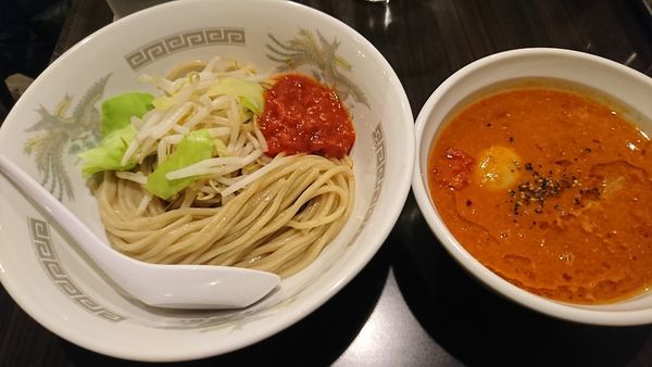 「とまと味噌つけ麺(800円)」@らーめん カッパハウスの写真