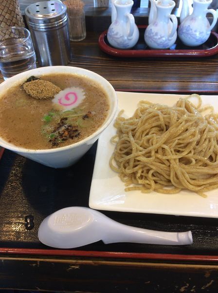 「つけ麺醤油 全粒粉」@めん僮楽の写真